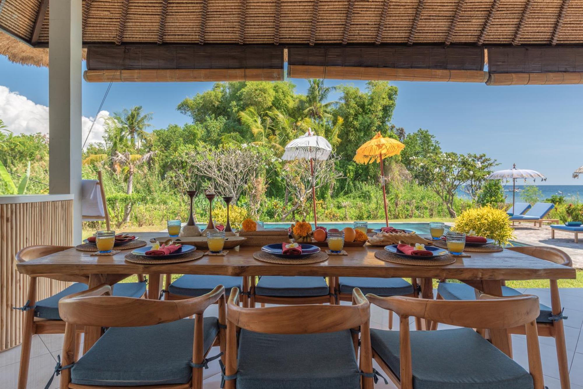 Absolute Beach Front Villa Umeanyar Exterior foto