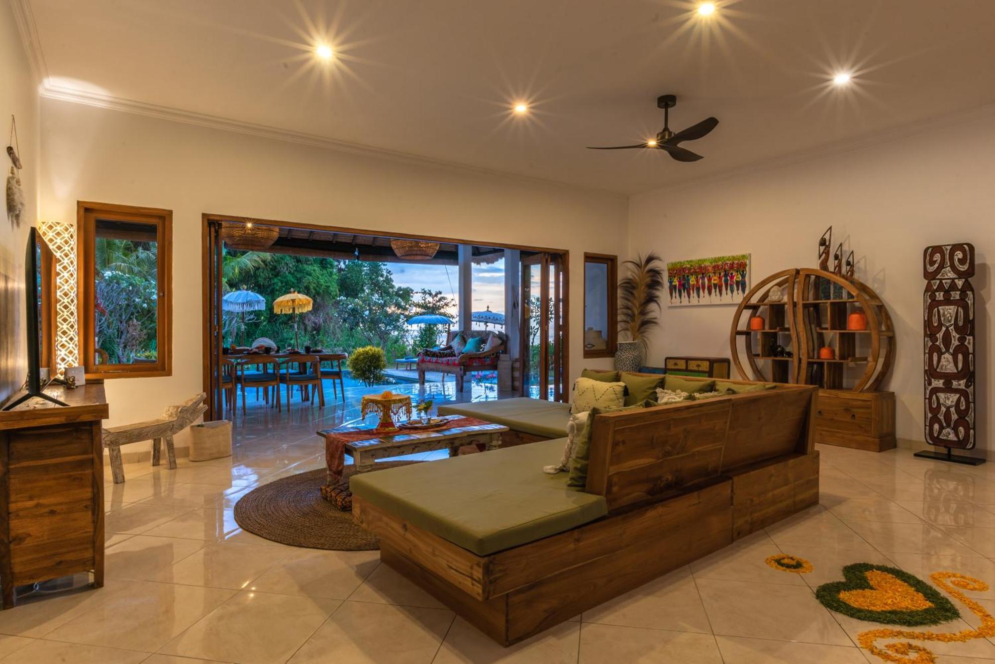 Absolute Beach Front Villa Umeanyar Exterior foto