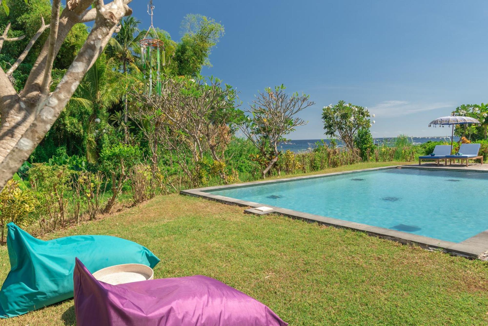 Absolute Beach Front Villa Umeanyar Exterior foto