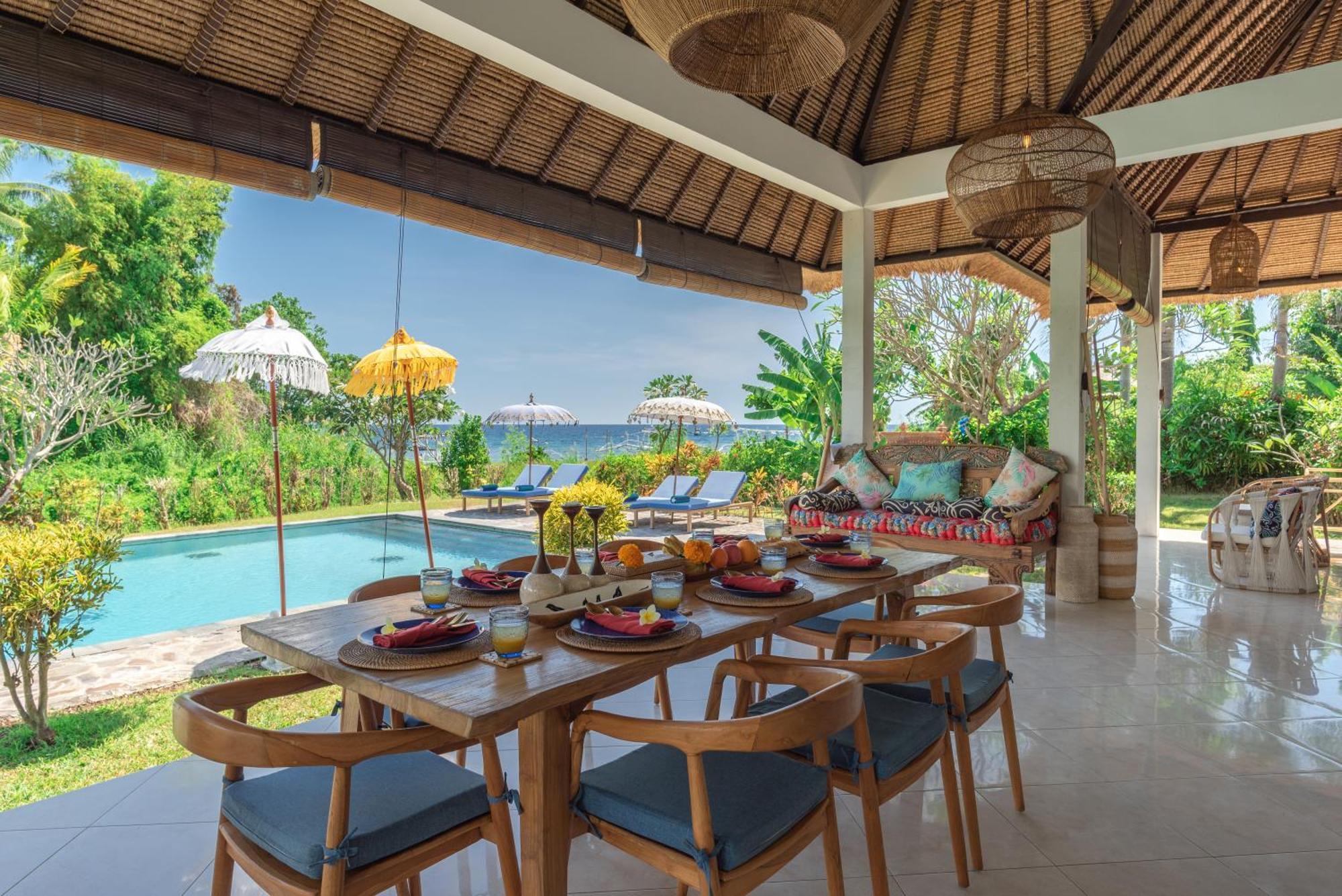 Absolute Beach Front Villa Umeanyar Exterior foto